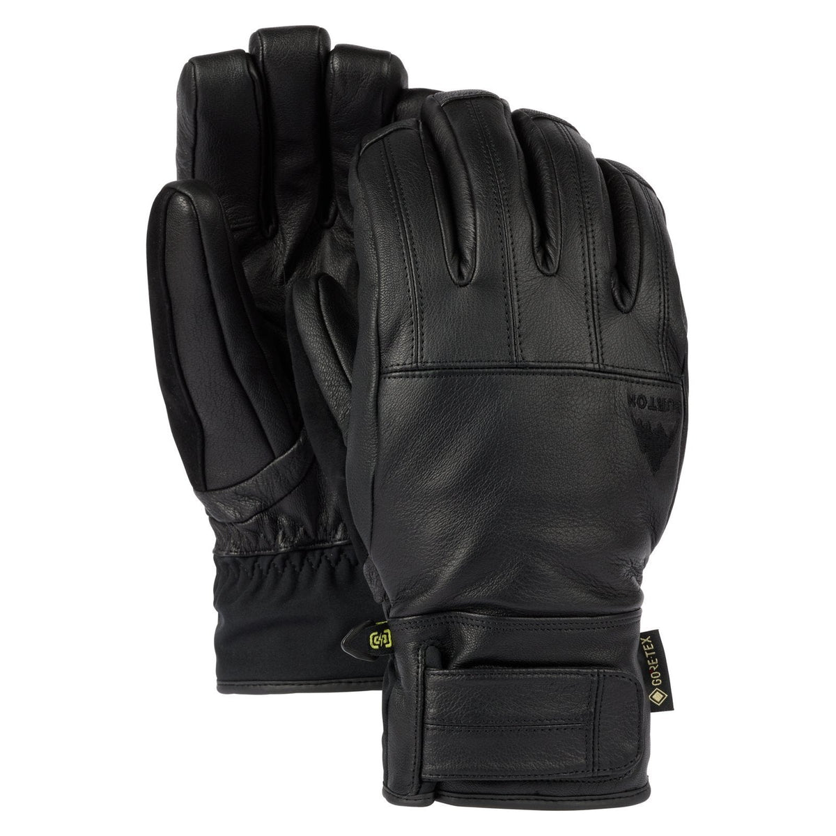 Mens Gondy Gore-Tex Leather Gloves True Black - Image 1