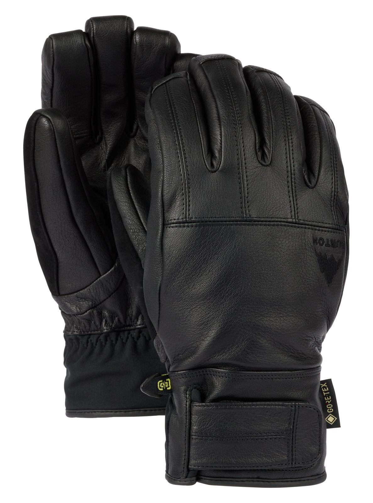 Mens Gondy Gore-Tex Leather Gloves True Black - Image 1