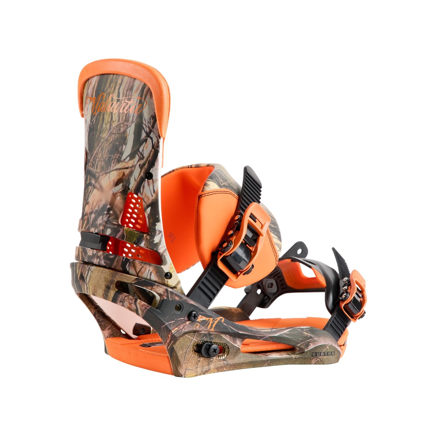 Mens Malavita X Snowboard Bindings Camo - Image 1
