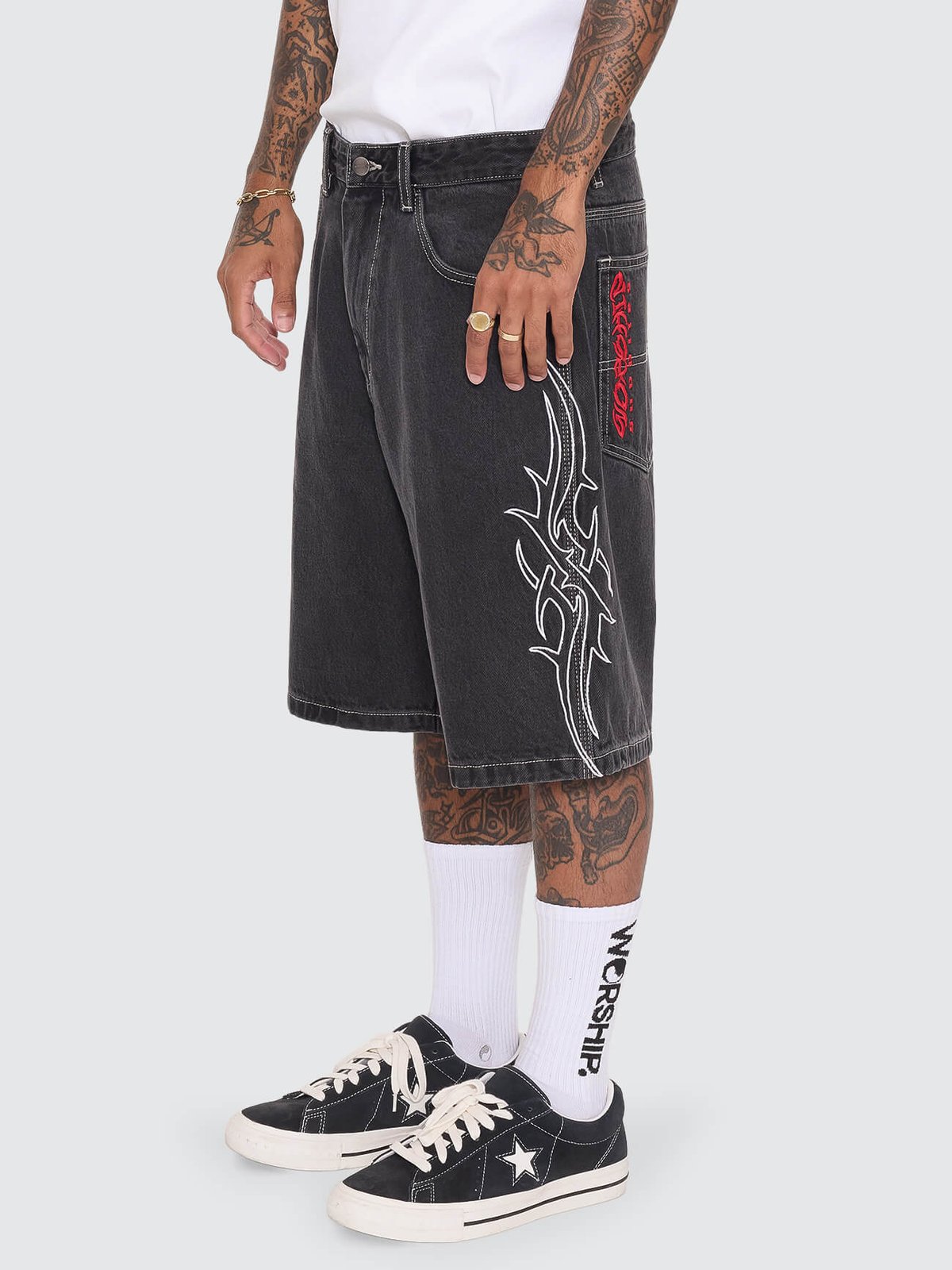 Pitted Big Dawg Jean Short Used Black - Image 1