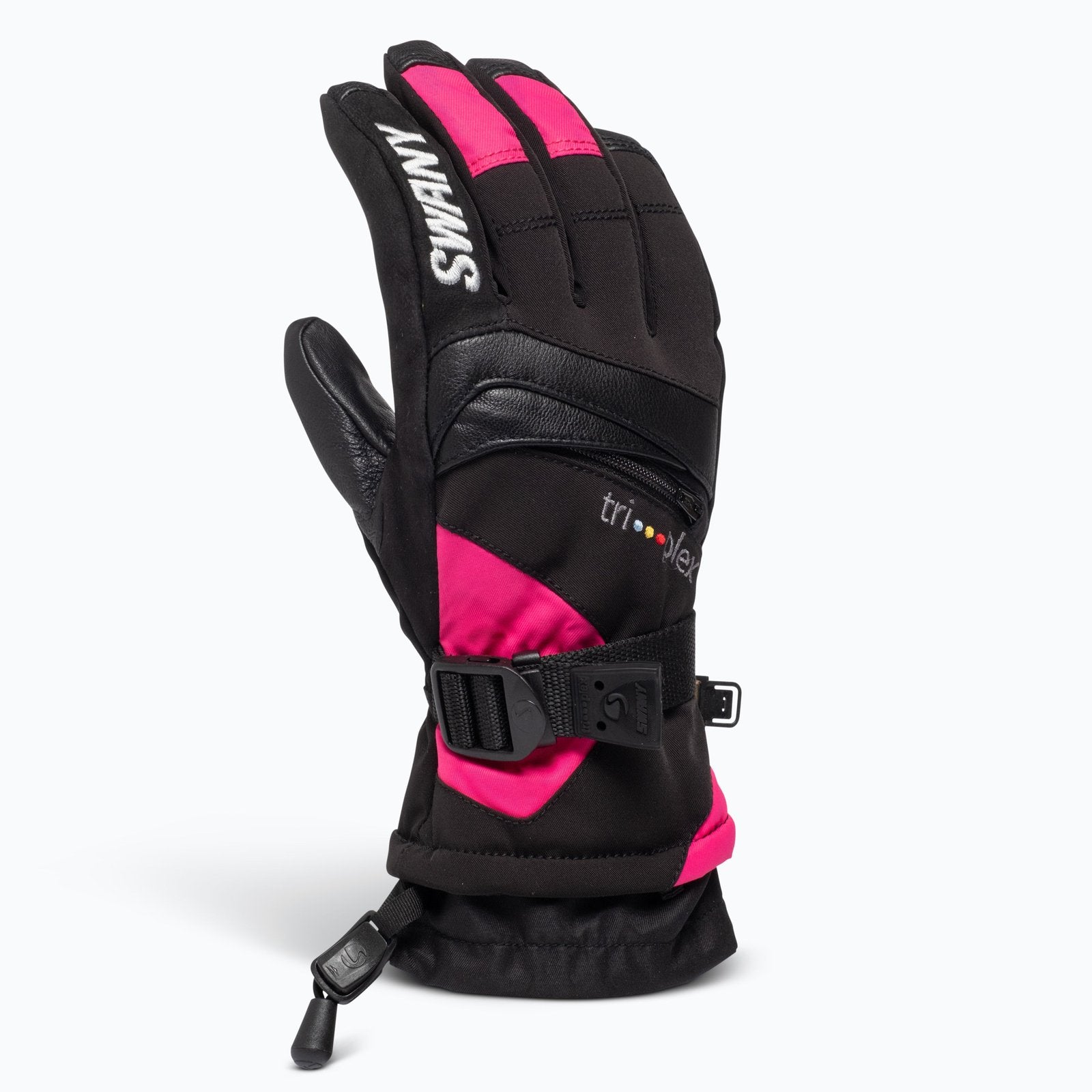 X-Change Jr Gloves Black / Magenta - Image 1