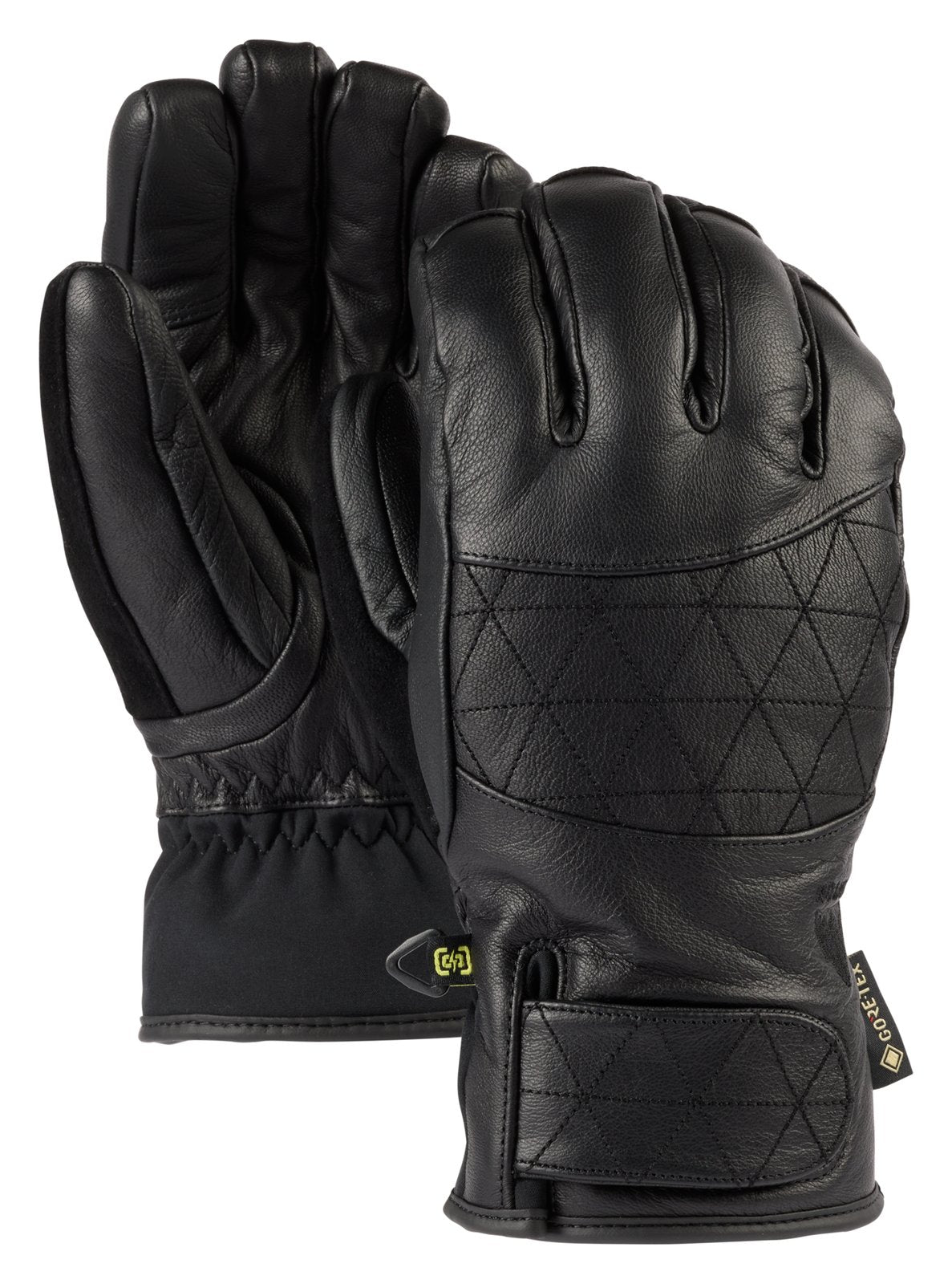 Womens Gore-Tex Leather Gondy Gloves True Black - Image 1