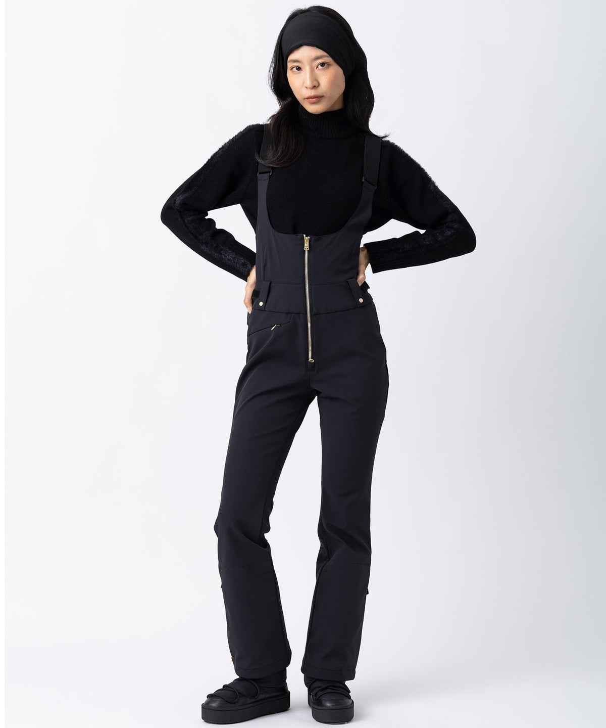 Womens Femjet Bib Pants Black - Image 1