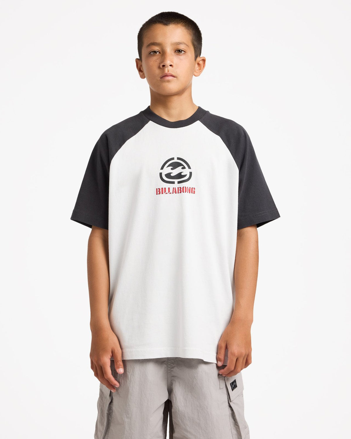 Boys Spec 73 Raglan T-Shirt Fog - Image 1