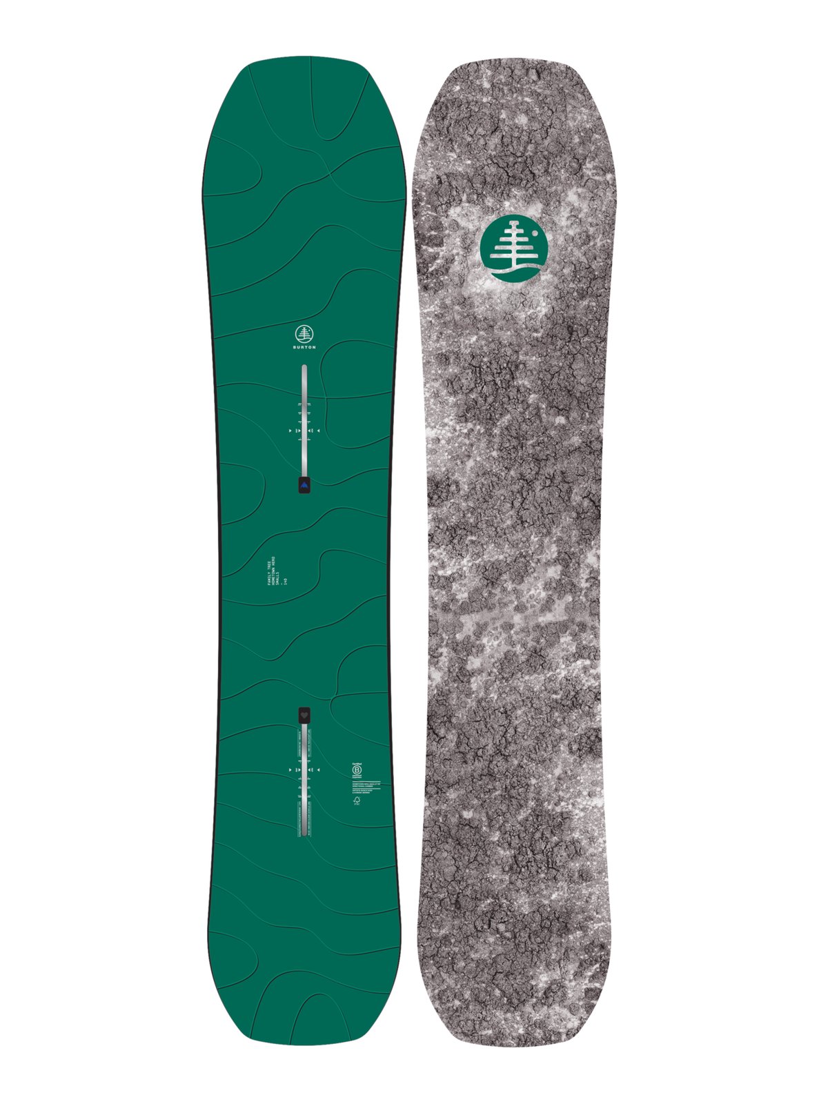 Kids Family Tree Hometown Hero Snowboard Earth - Image 1