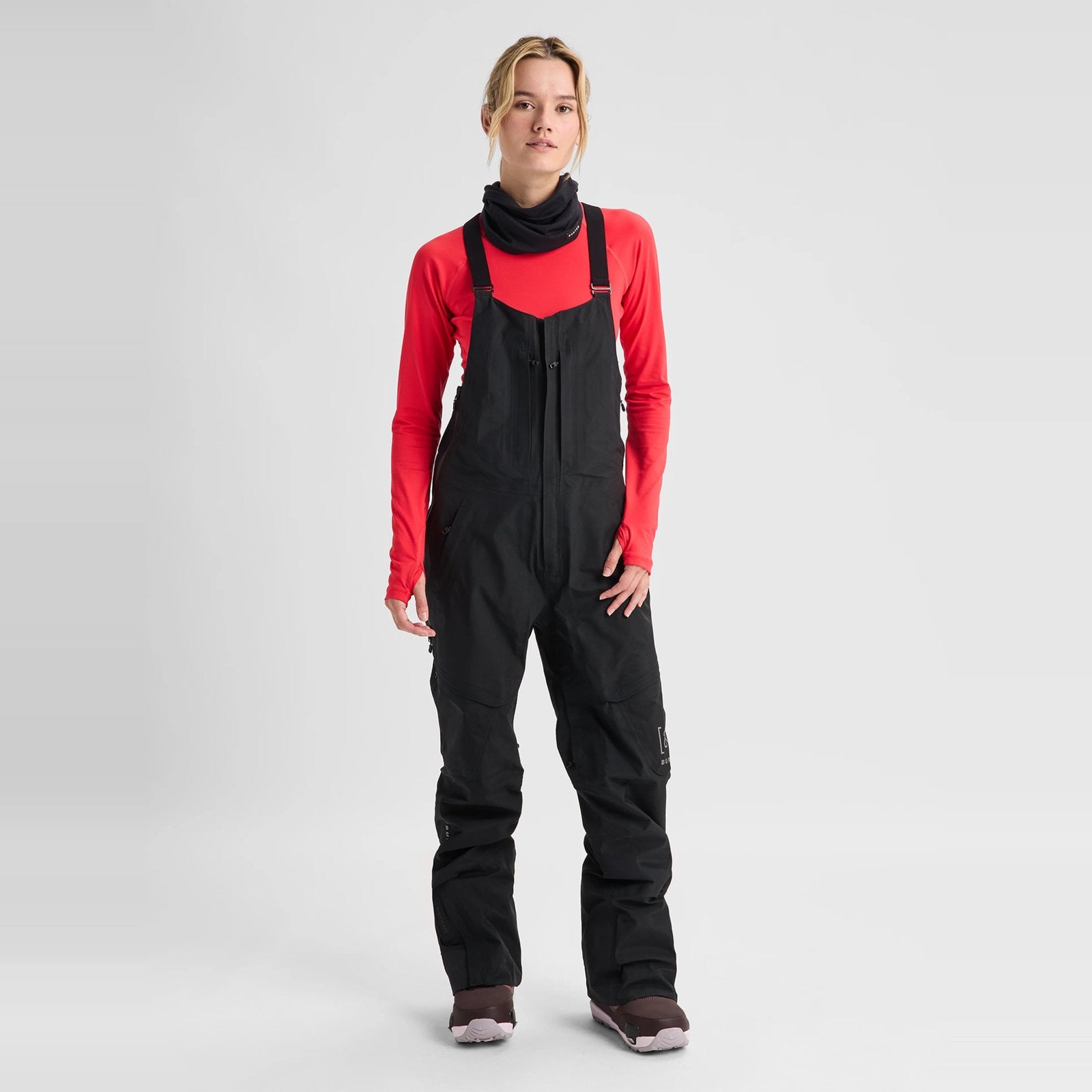 Womens [Ak] Kimmy Gore-Tex 3L Stretch Bib Pants True Black - Image 1