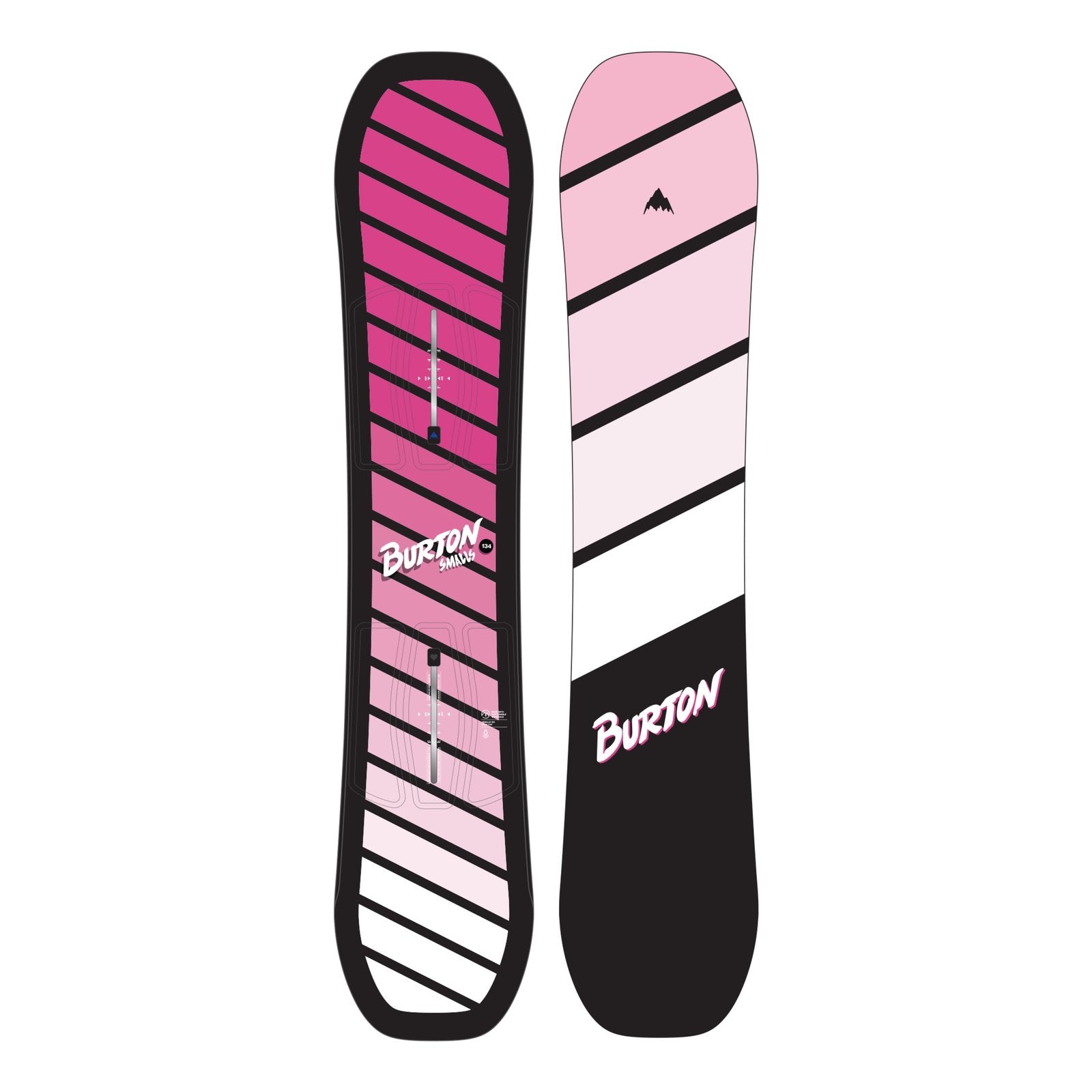 Kids Smalls Flat Top Snowboard Pink - Image 1