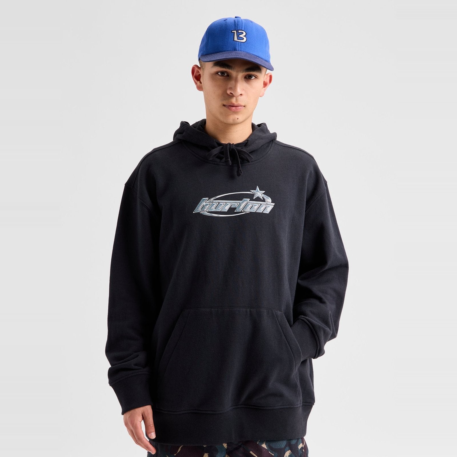 Blossom 27 Pullover Hoodie True Black - Image 1