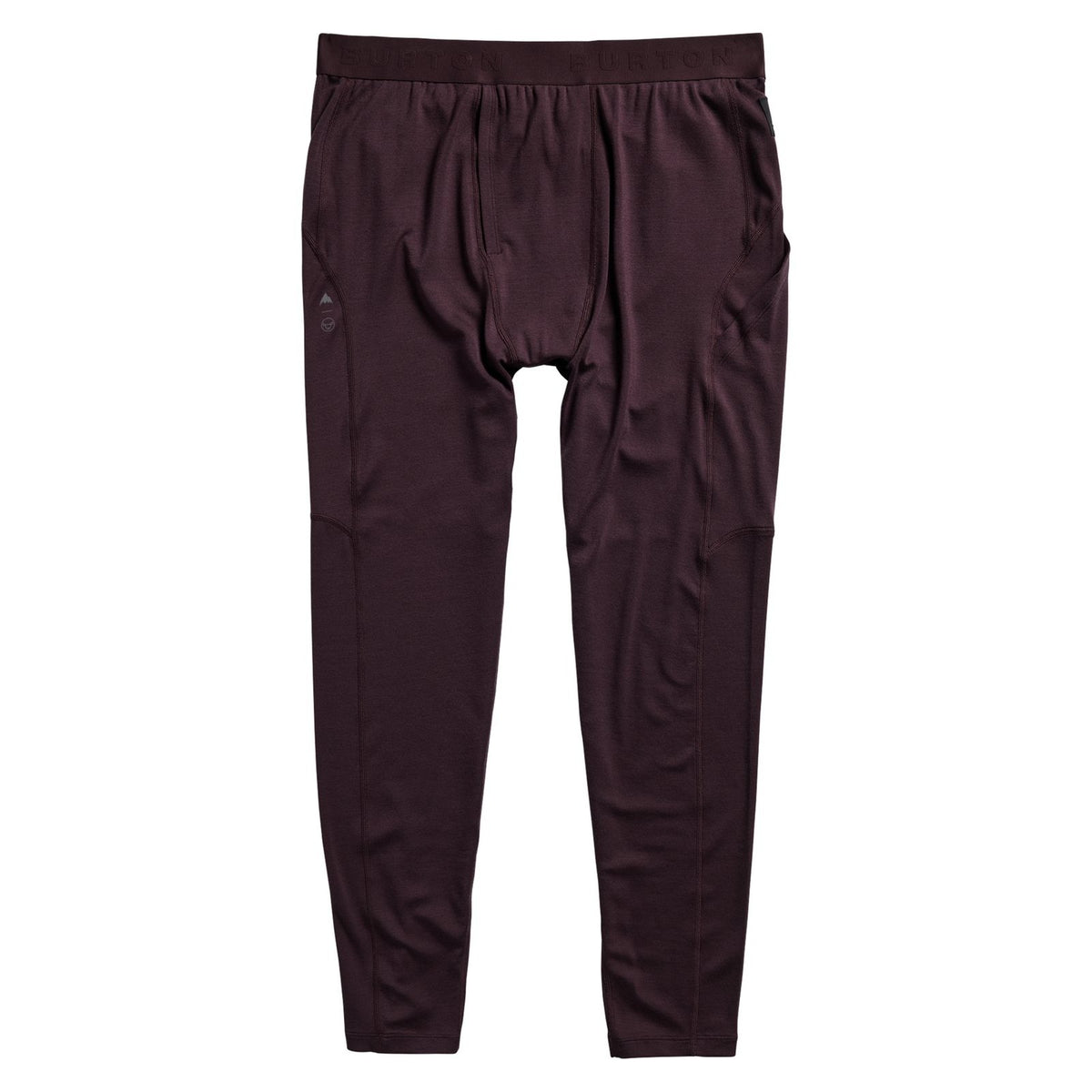 Mens Merino Blend Midweight Base Layer Pants Bear Hug Brown - Image 1