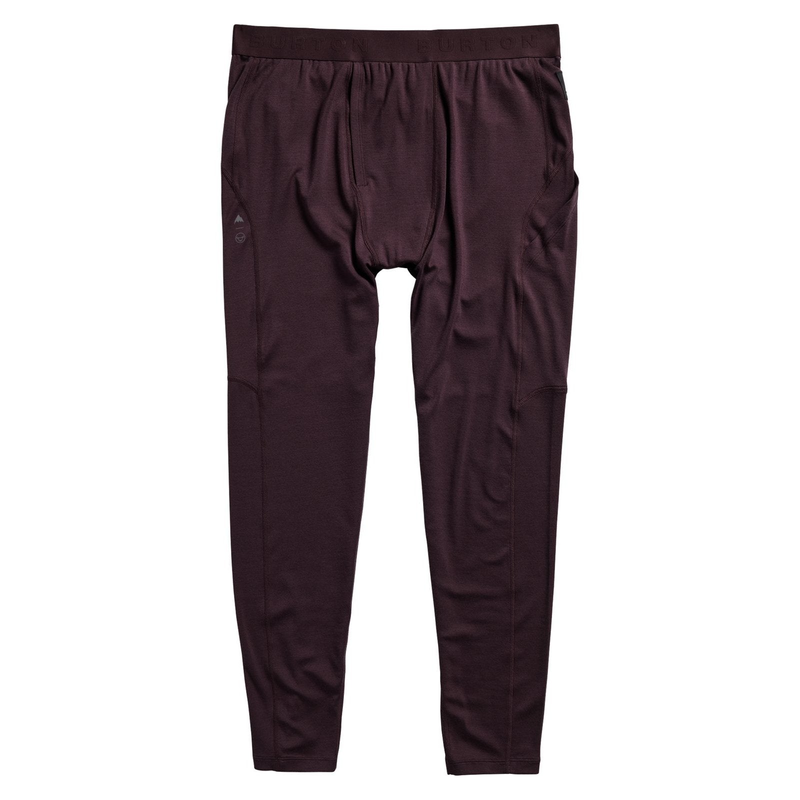 Mens Merino Blend Midweight Base Layer Pants Bear Hug Brown - Image 1