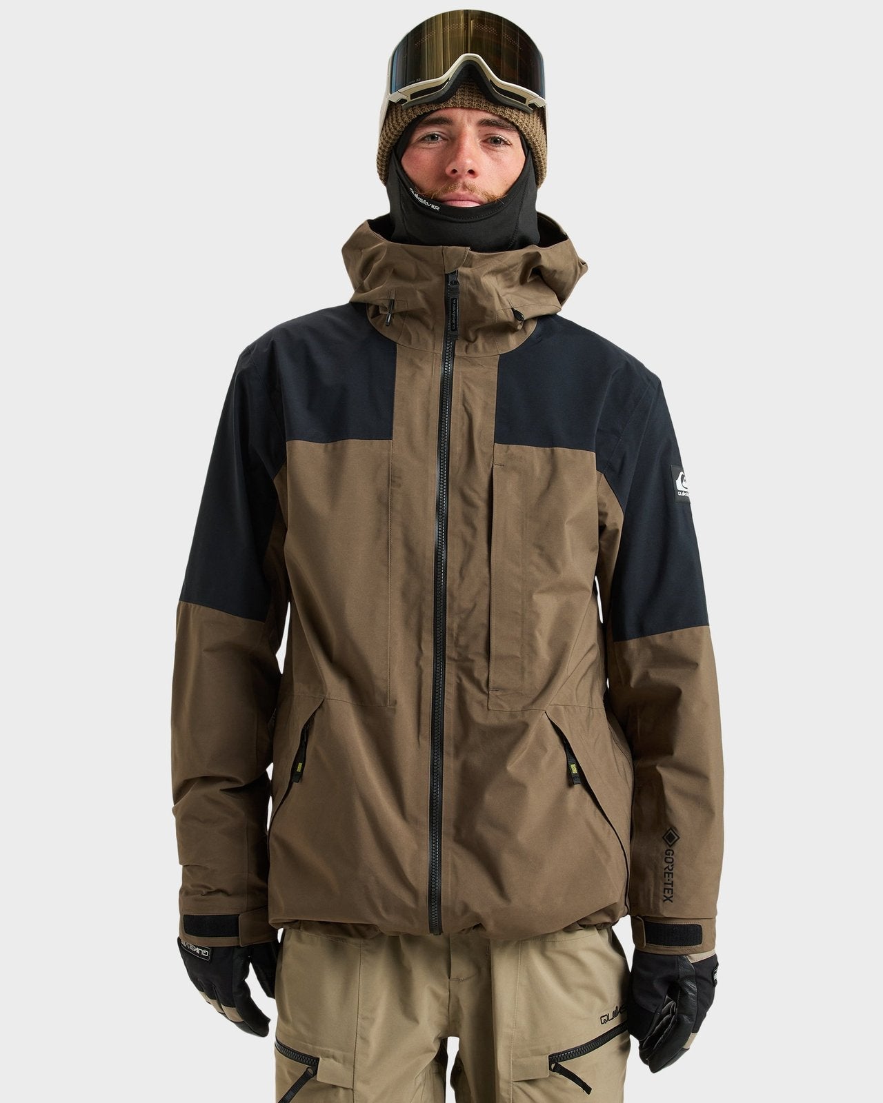 Mens Forever Stretch Gore-Tex Snow Jacket Canteen - Image 1