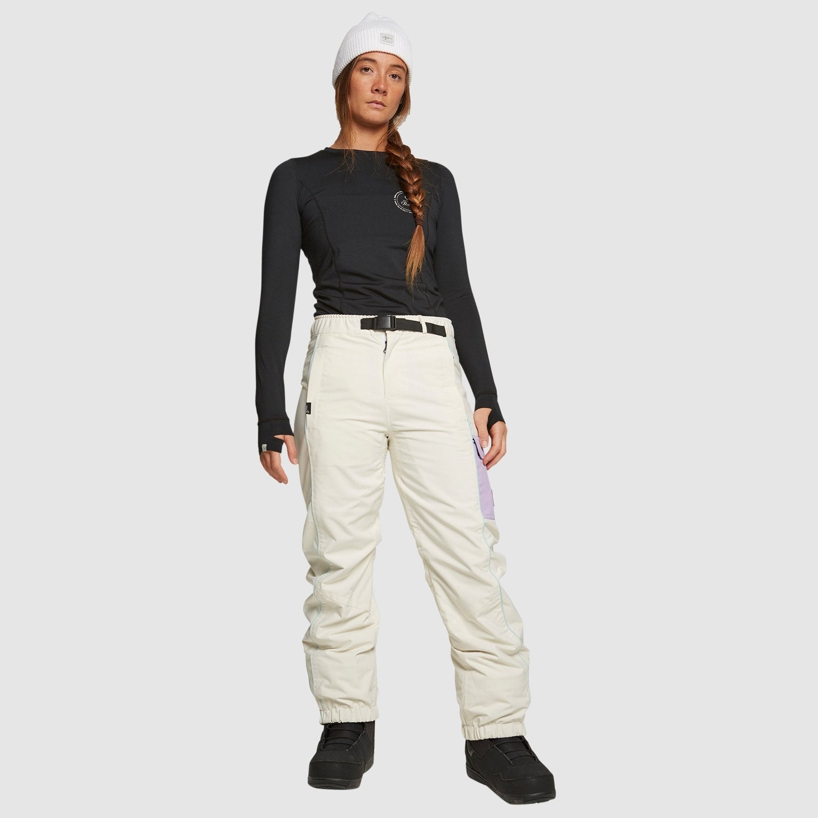 Womens She Ripz Snow Pants Snow White - Image 1