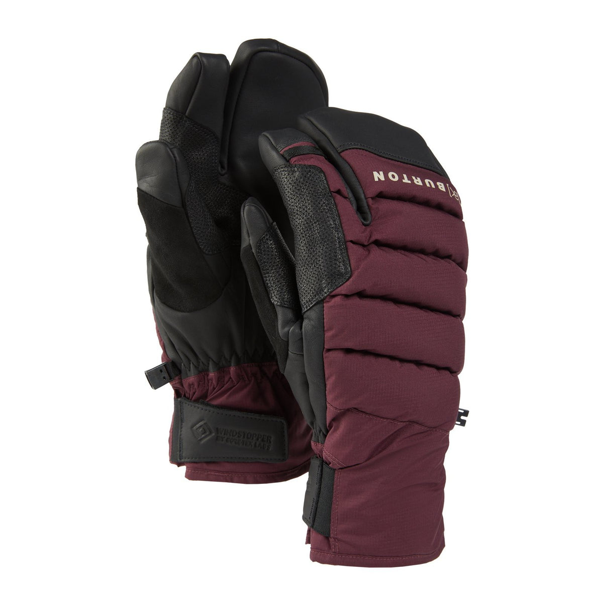 [Ak] Windstopper Oven Trigger Mittens Rum Raisin - Image 1