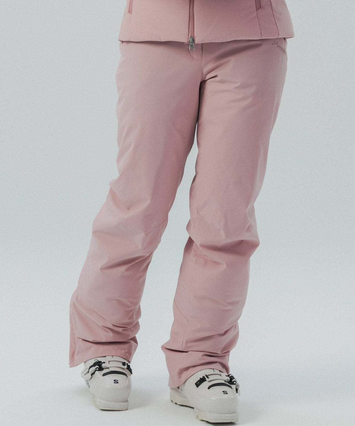 Womens Side Pocket Accent Pants Light Pink - Image 1