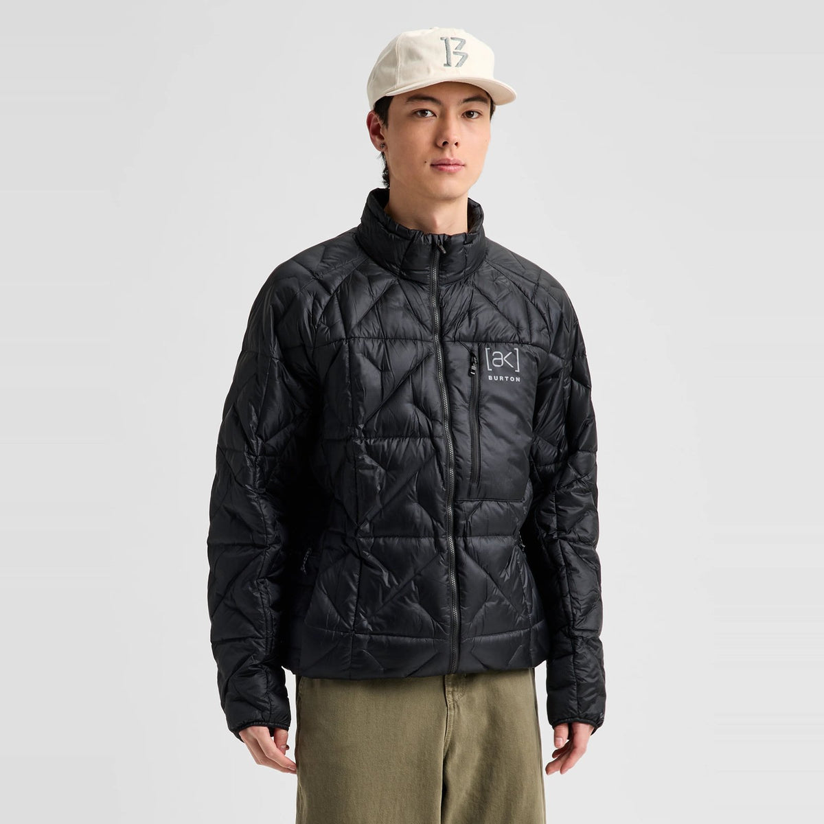 Mens [Ak] Baker Down Jacket True Black - Image 1