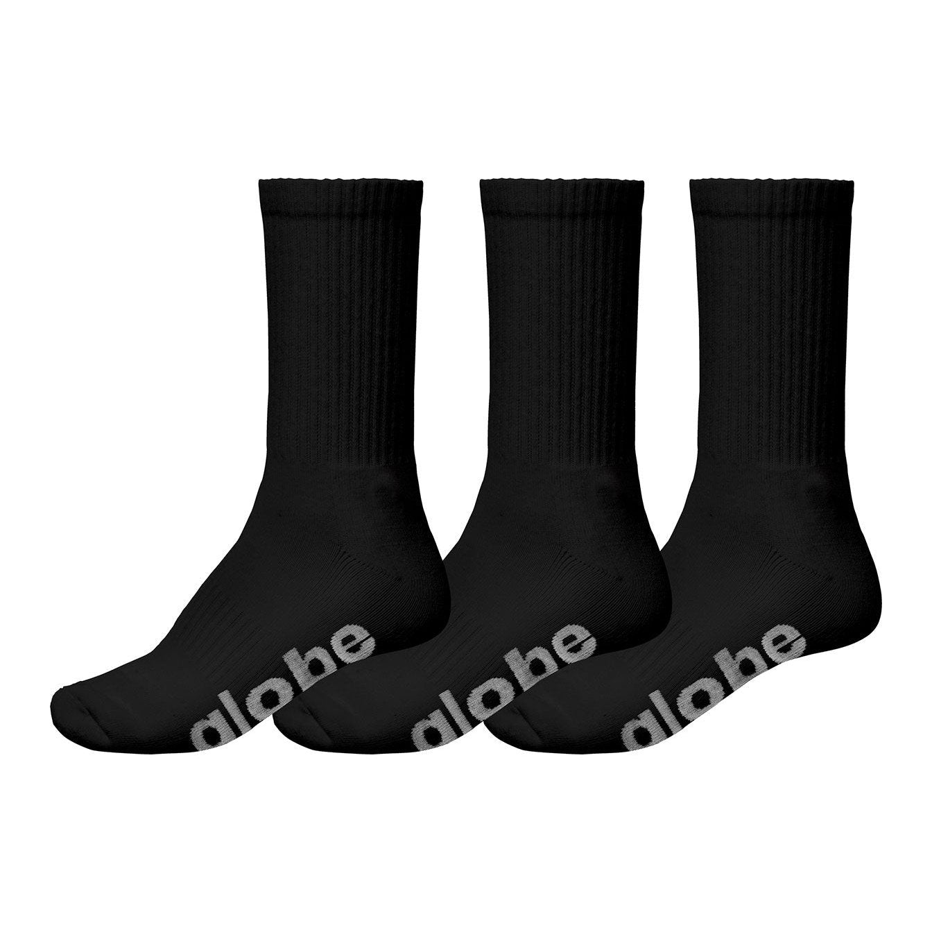 OG Stealth Crew Sock 3 Pack With Case Black - Image 1