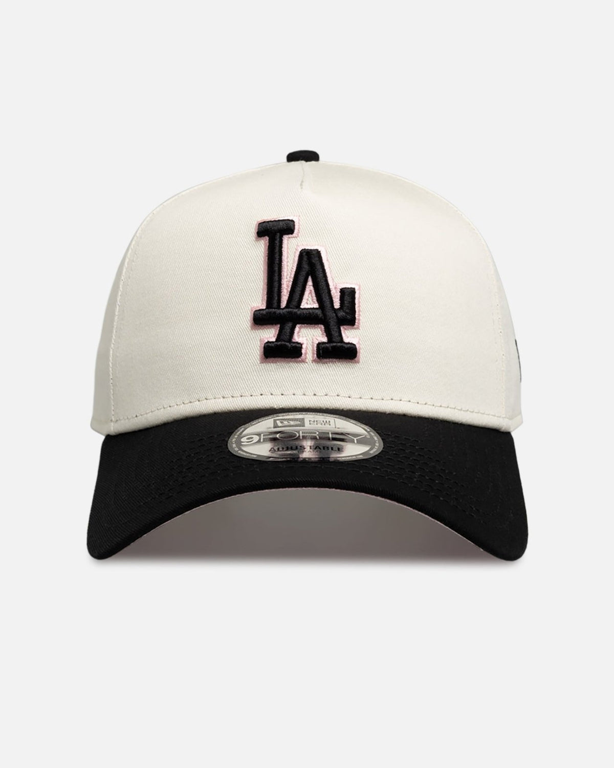 Los Angeles Dodgers 9FORTY A-Frame Snapback - Chrome Black Pink - Image 1