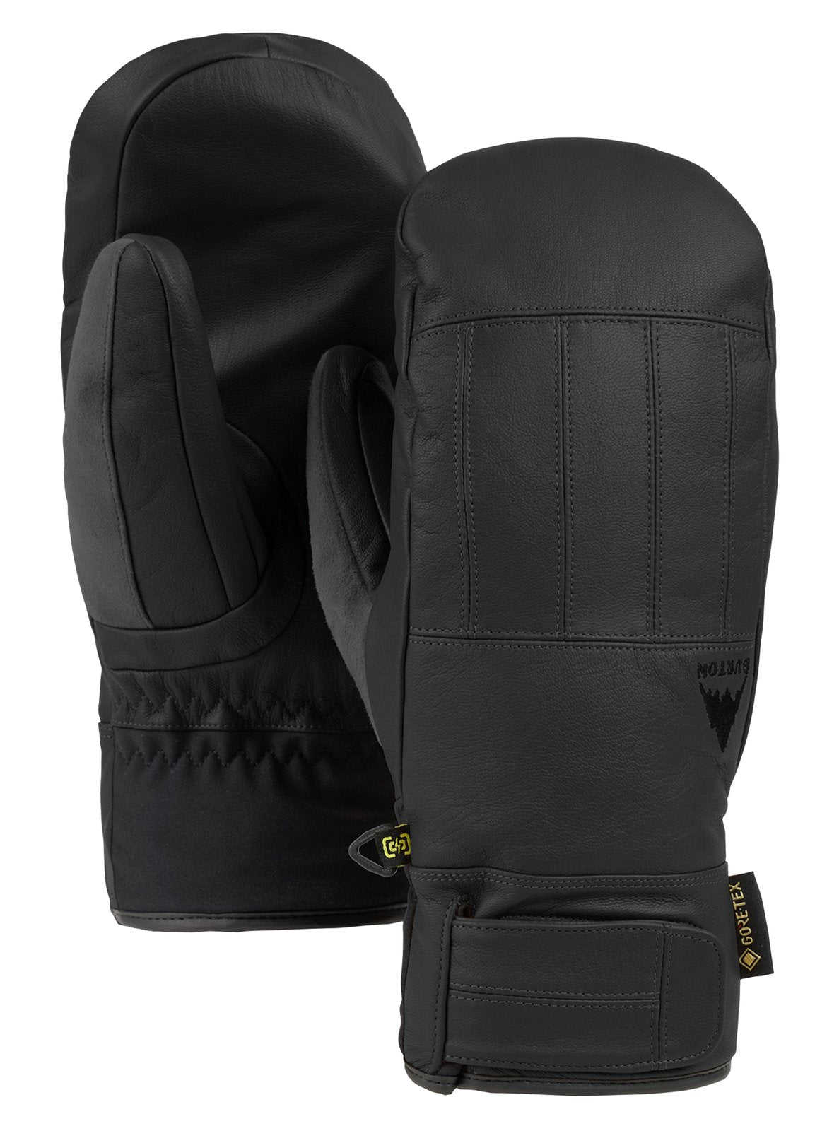 Mens Gondy Gore-Tex Leather Mittens True Black - Image 1
