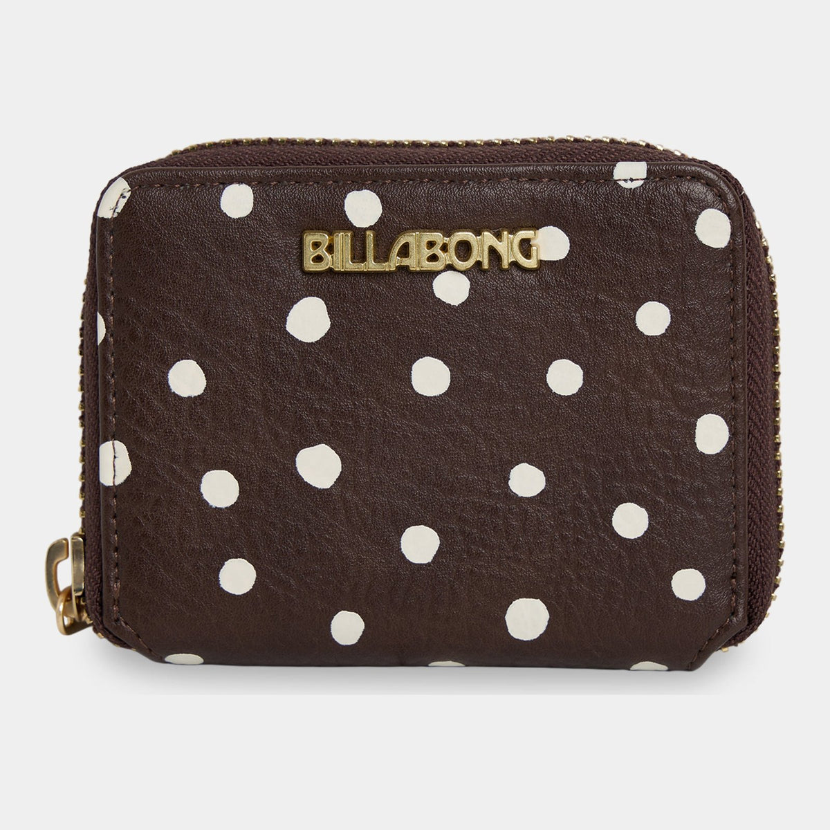 Womens Mini Clutch Wallet Chocolate Brown - Image 1
