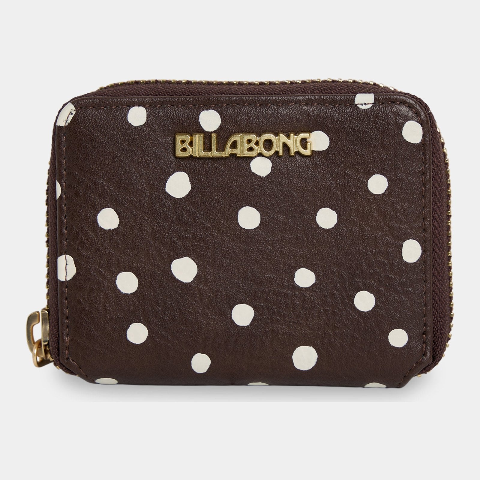 Womens Mini Clutch Wallet Chocolate Brown - Image 1