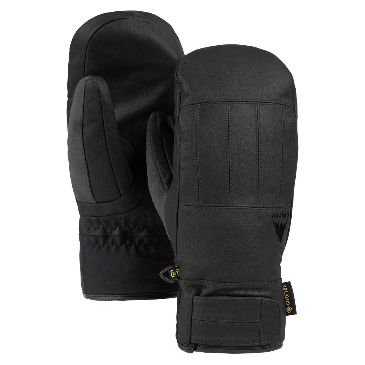 Mens Gondy Gore-Tex Leather Mittens True Black - Image 1