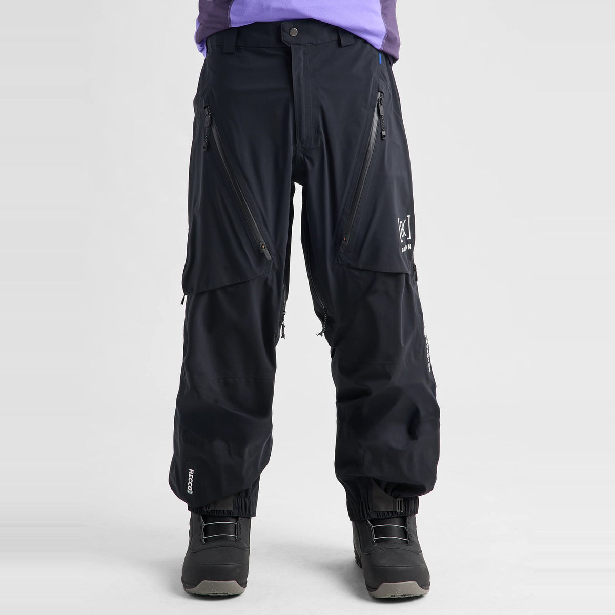 Mens [Ak] Tuvak Gore-Tex C-Knit 3L Pants True Black - Image 1