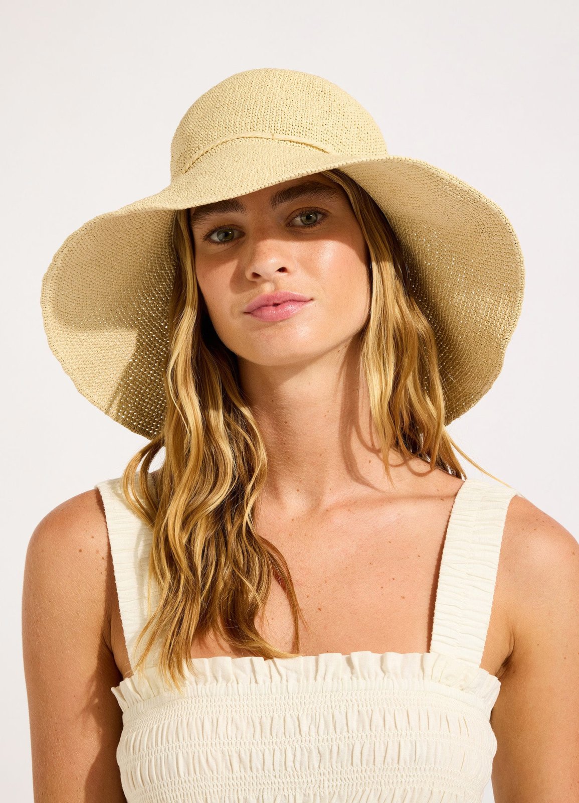 Aurora Packable Hat Natural - Image 1