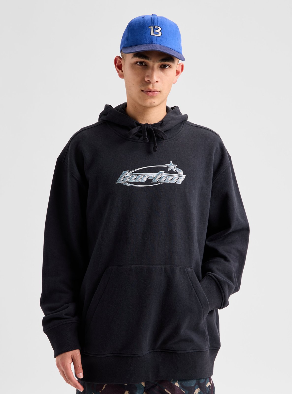 Blossom 27 Pullover Hoodie True Black - Image 1
