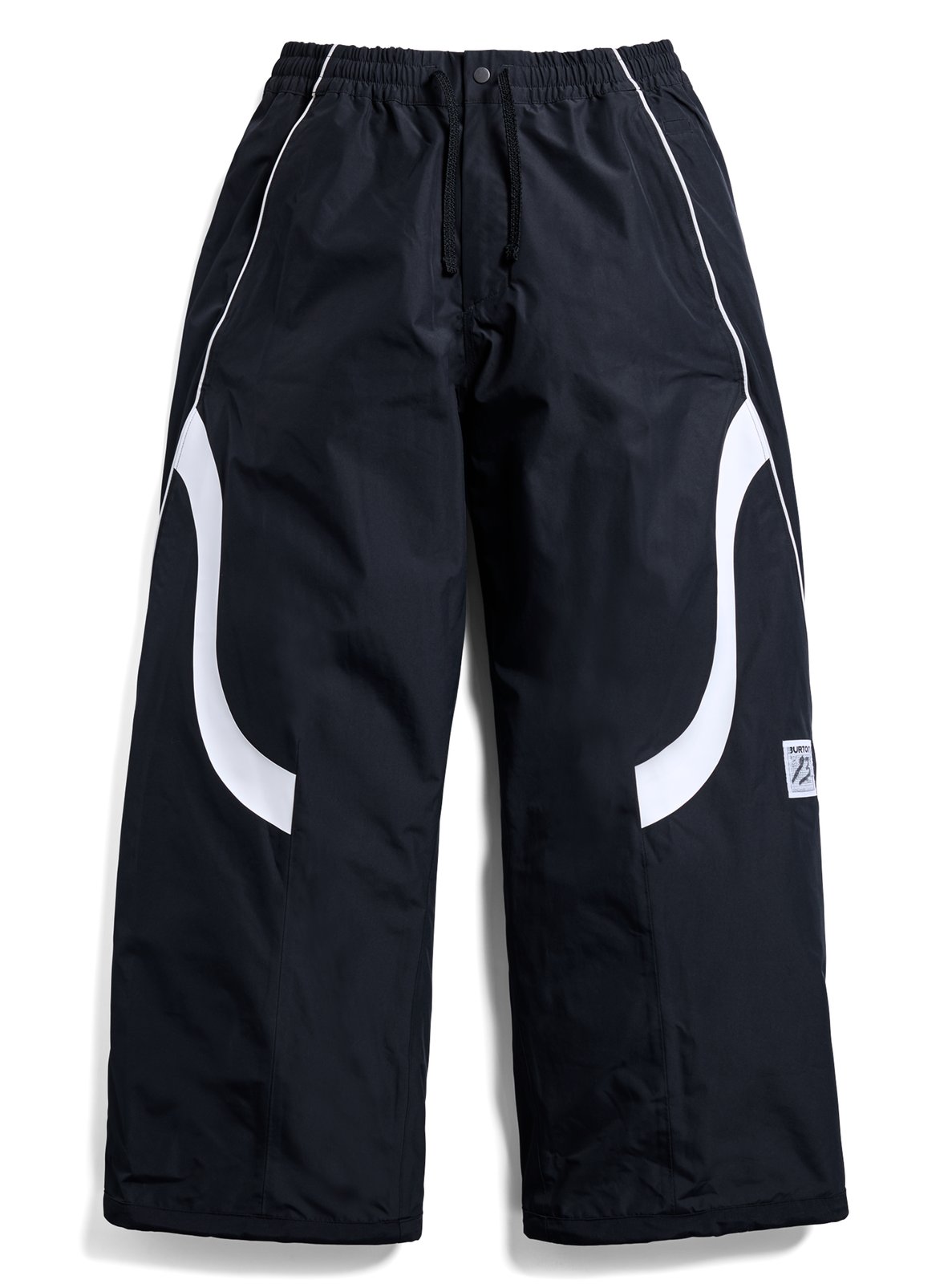 Mens 2L Baggy Simple Pants True Black - Image 1