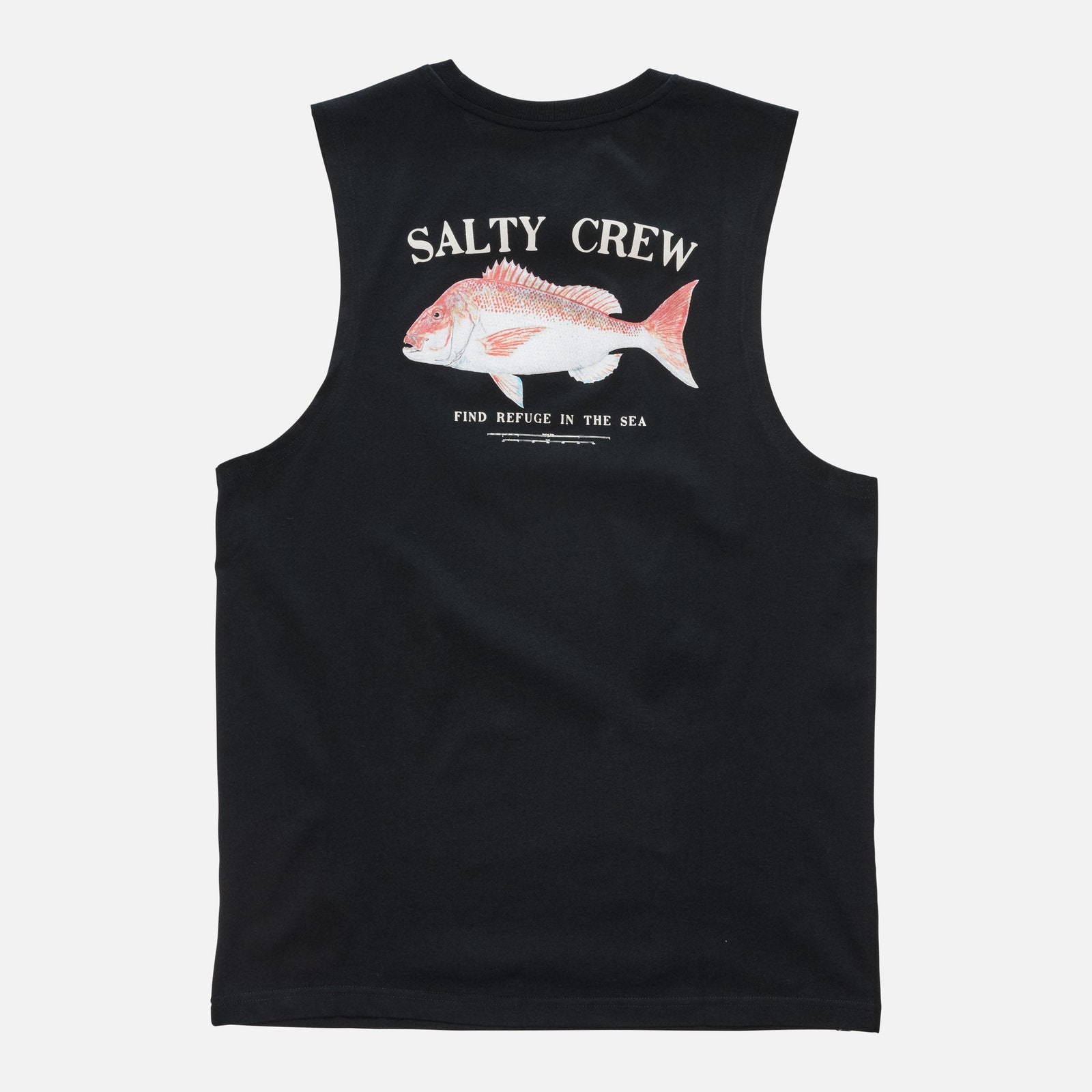 Snapper Muscle Tank Top Black - Image 1