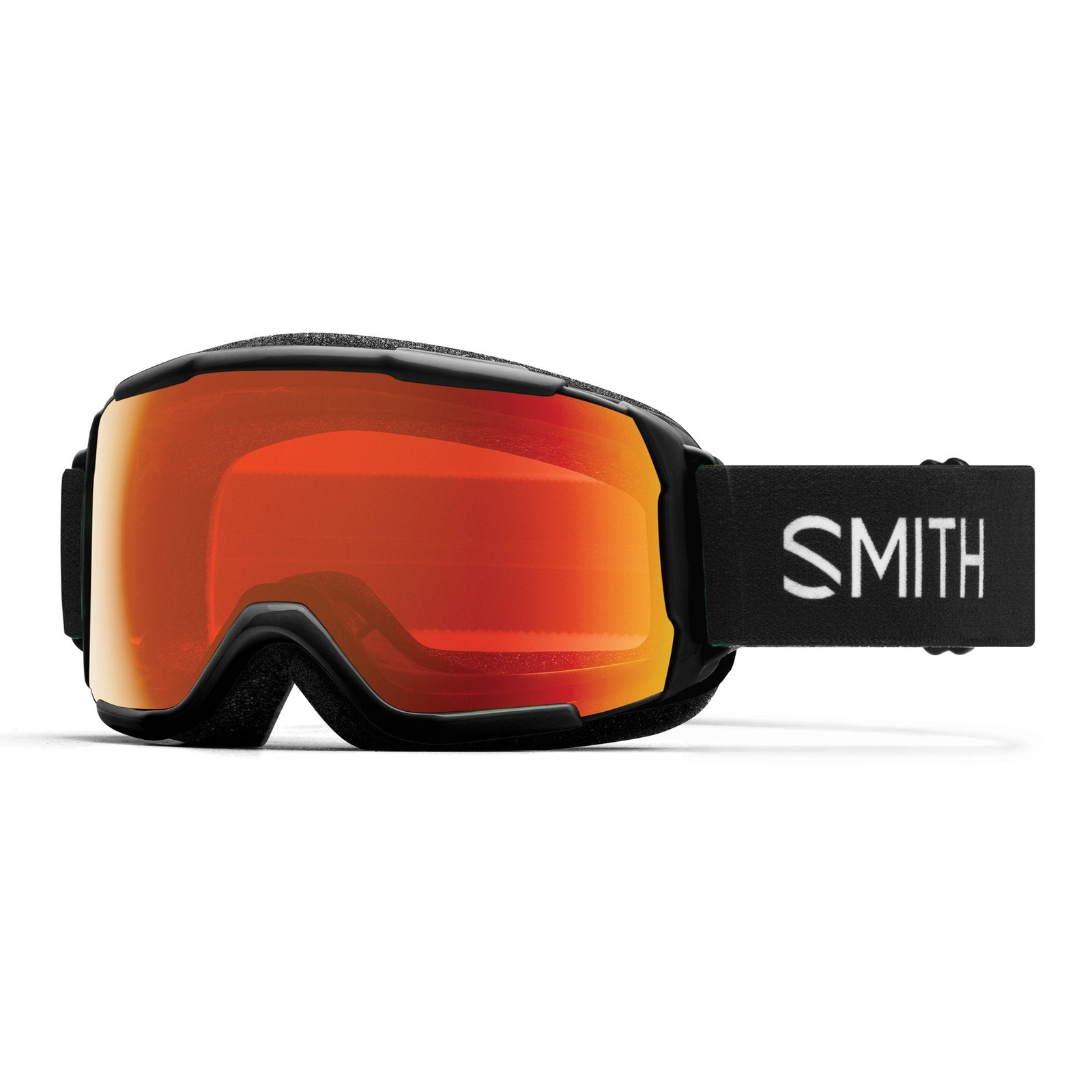 Grom Snow Goggle Black - ChromaPop Everyday Red Mirror - Image 1