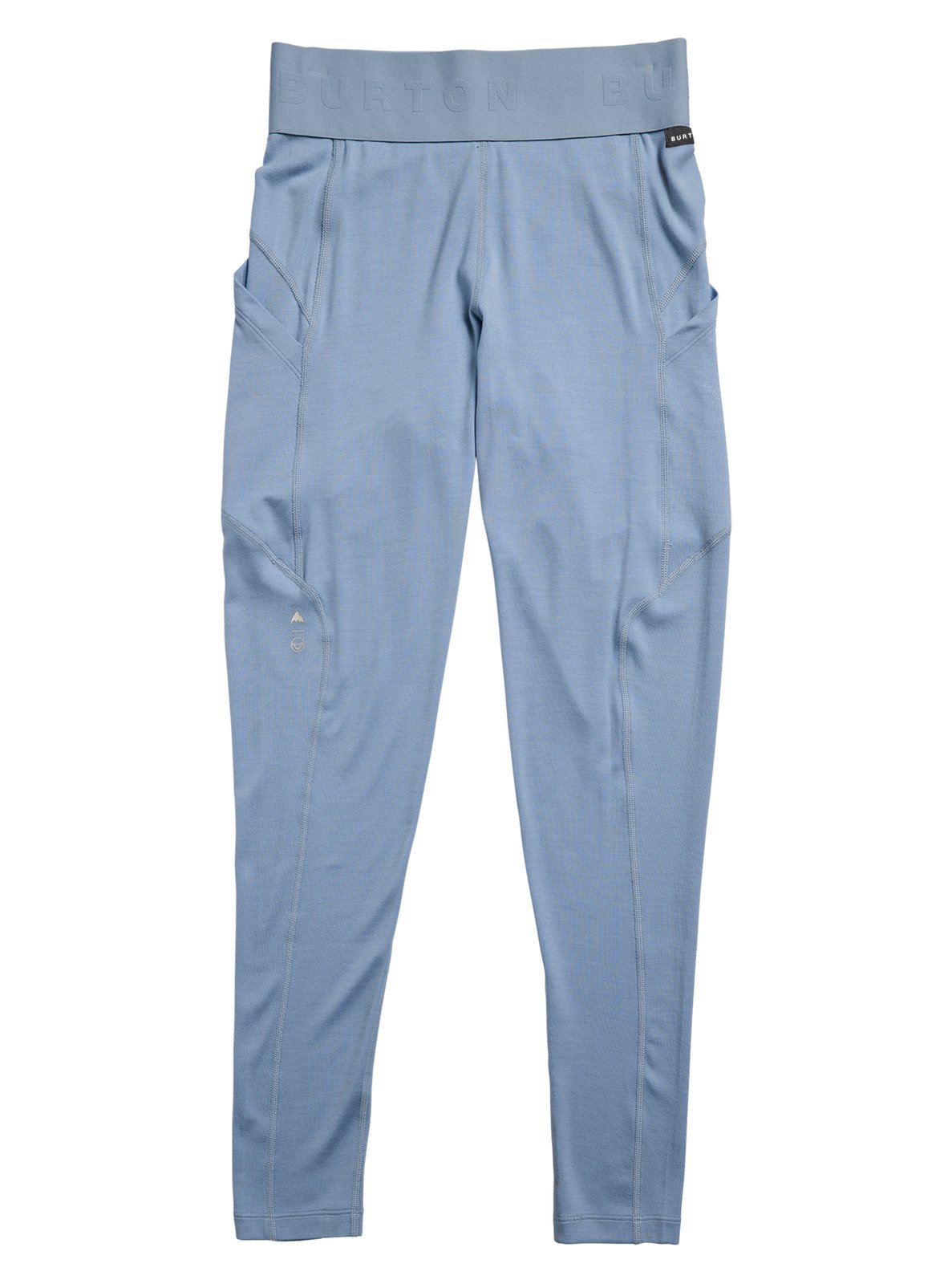 Womens Merino Blend Midweight Base Layer Pants Airstream Blue - Image 1