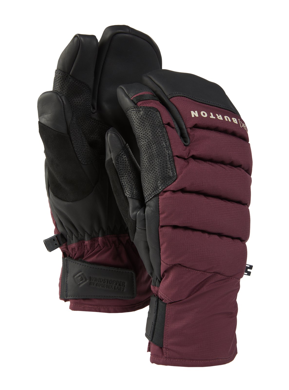 [Ak] Windstopper Oven Trigger Mittens Rum Raisin - Image 1