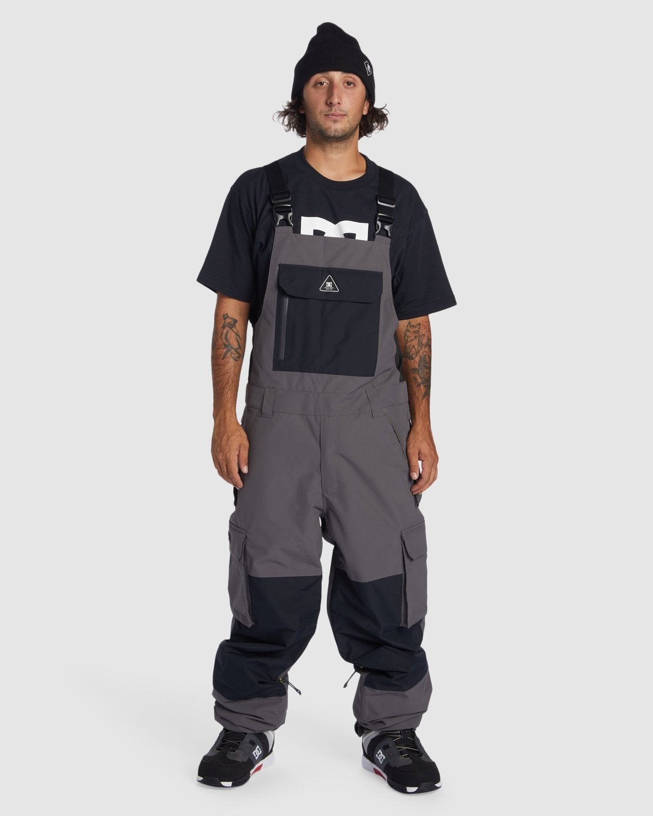 Mens Brigade 30K Bib Snow Pants Magnet - Image 1