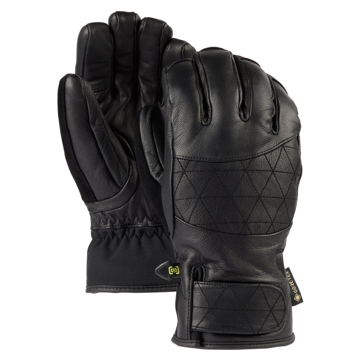 Womens Gore-Tex Leather Gondy Gloves True Black - Image 1