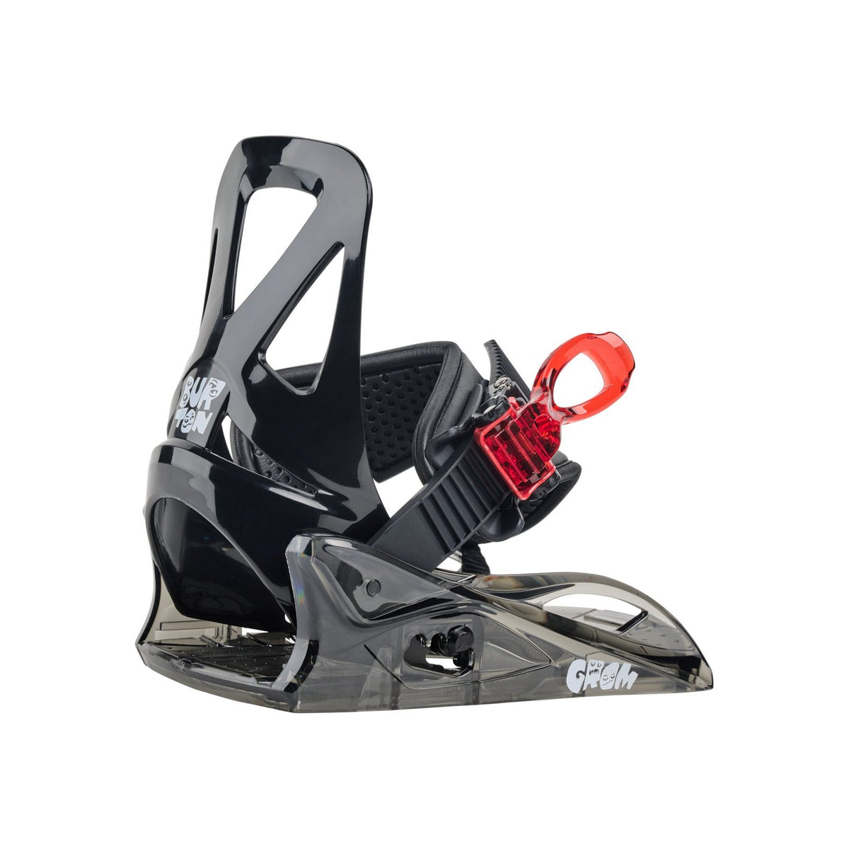 Kids Grom Disc Snowboard Bindings Black - Image 1