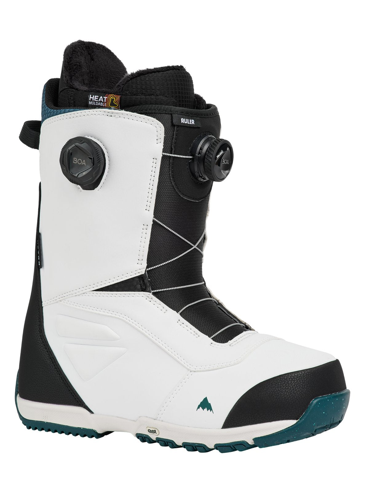 Mens Ruler BOA Snowboard Boots White - Image 1