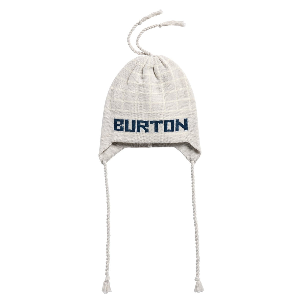 50Th 80'S Earflap Beanie Gray Heather / Stout White / Selvedge Blue - Image 1