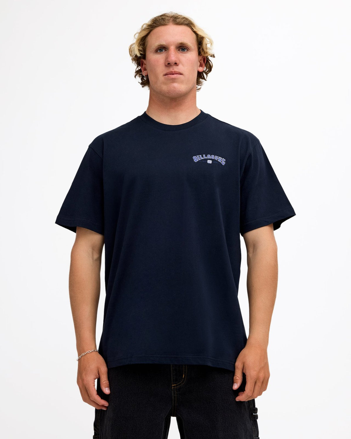 Mens Chrome Arch T-Shirt Navy - Image 1