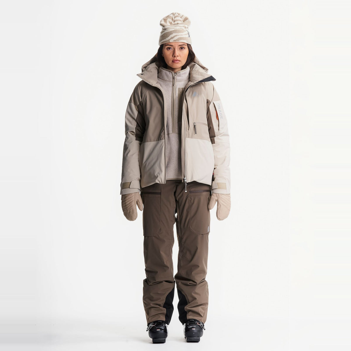 Womens Glades Hybrid Insulated Jacket Scree - Image 1