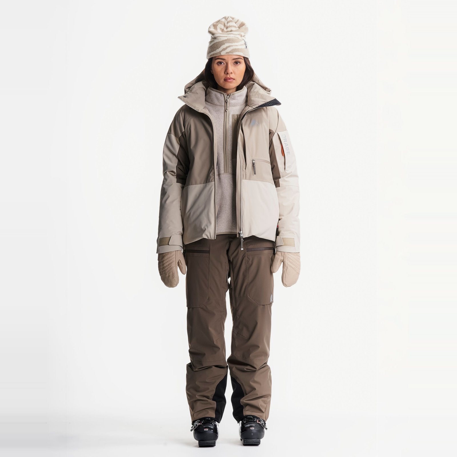 Womens Glades Hybrid Insulated Jacket Scree - Image 1