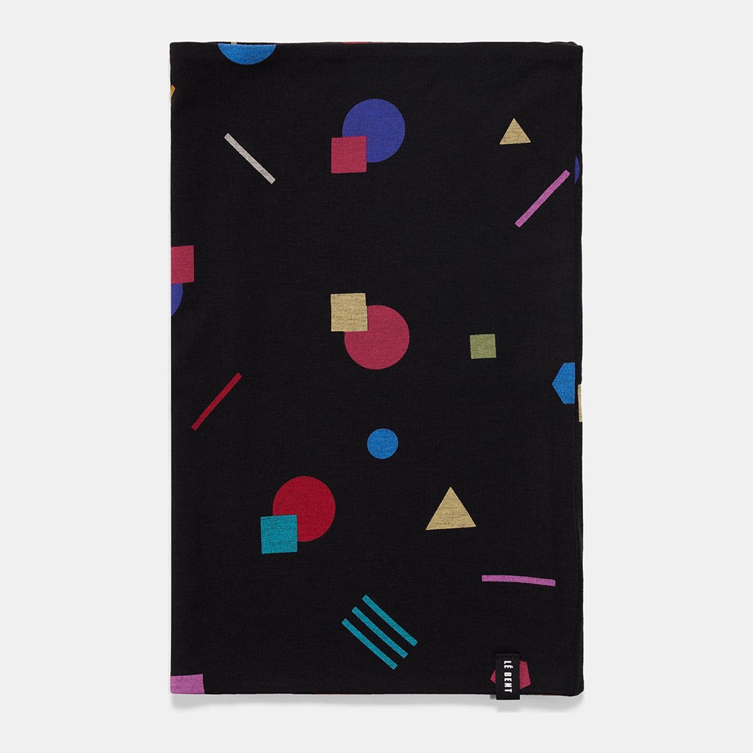 Kids Confetti Midweight Neck Gaiter Black Confetti - Image 1