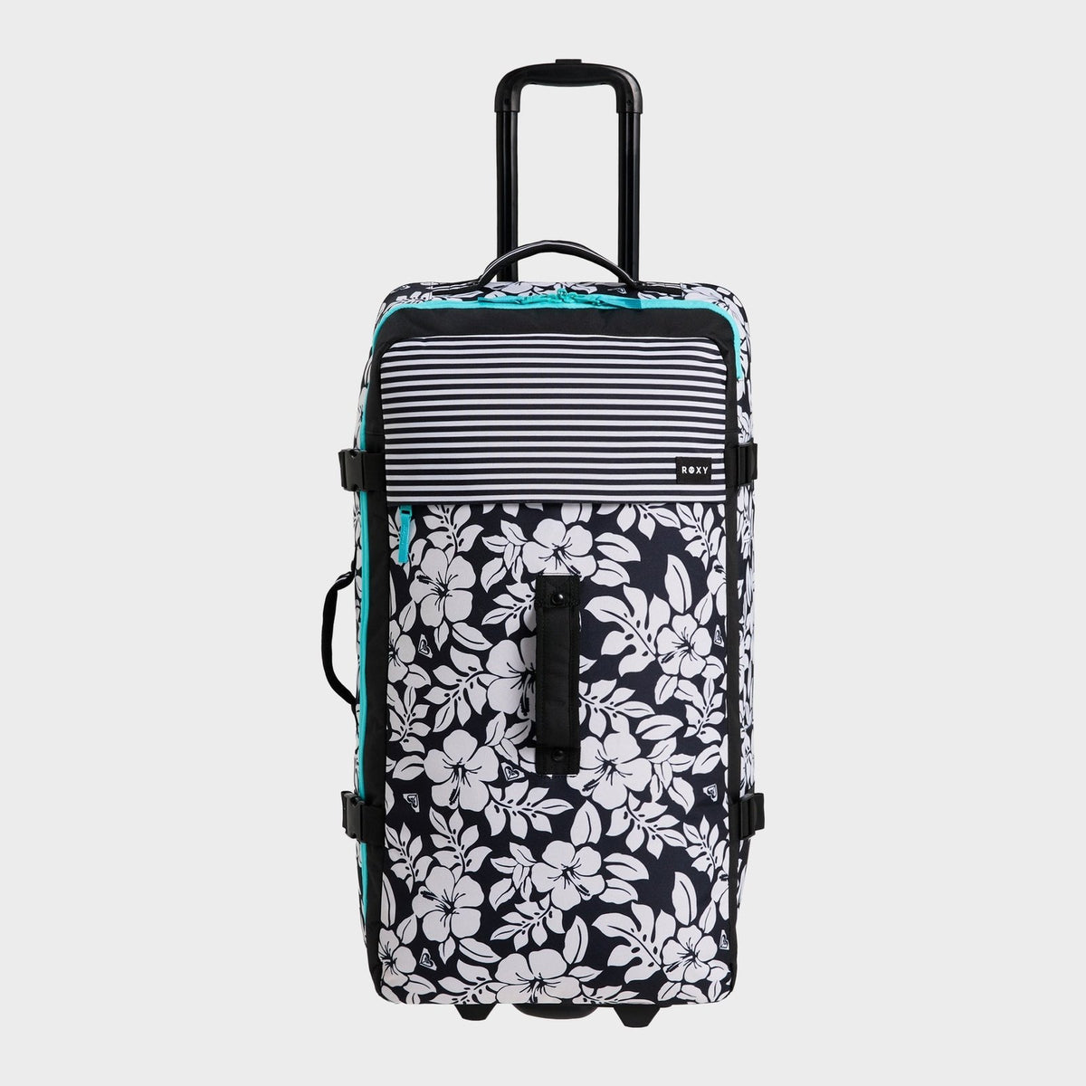 Womens Big Souvenir Roller Suitcase Anthracite The Moves Floral - Image 1