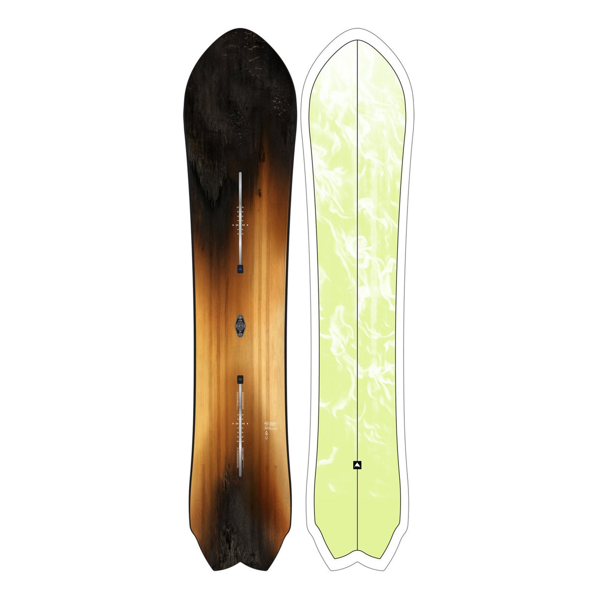 3D Fish Directional Flat Top Snowboard Graphic - Image 1