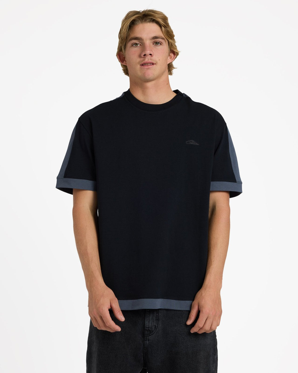 Mens Av-2 T-Shirt Black/Turbulence - Image 1