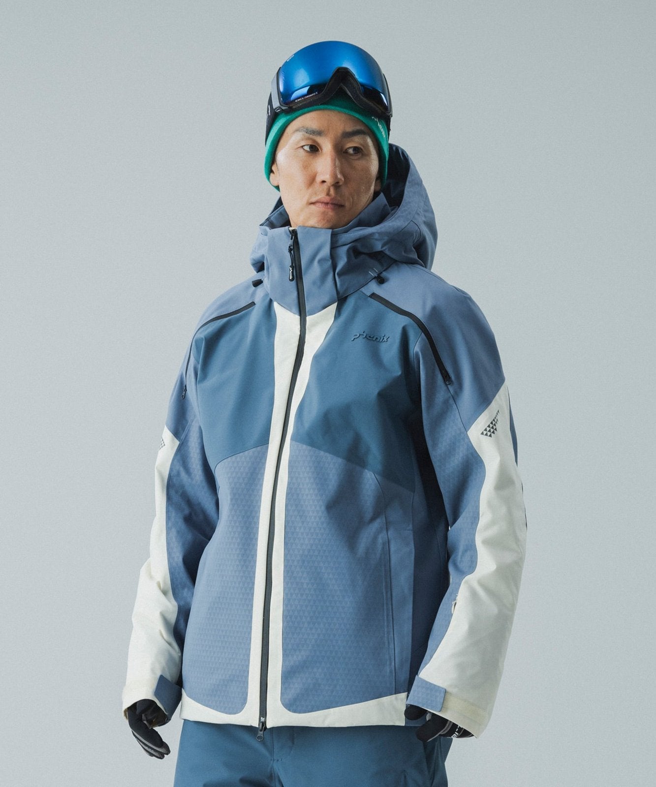 Mens Edge Drive Wv Jacket Gray Blue - Image 1