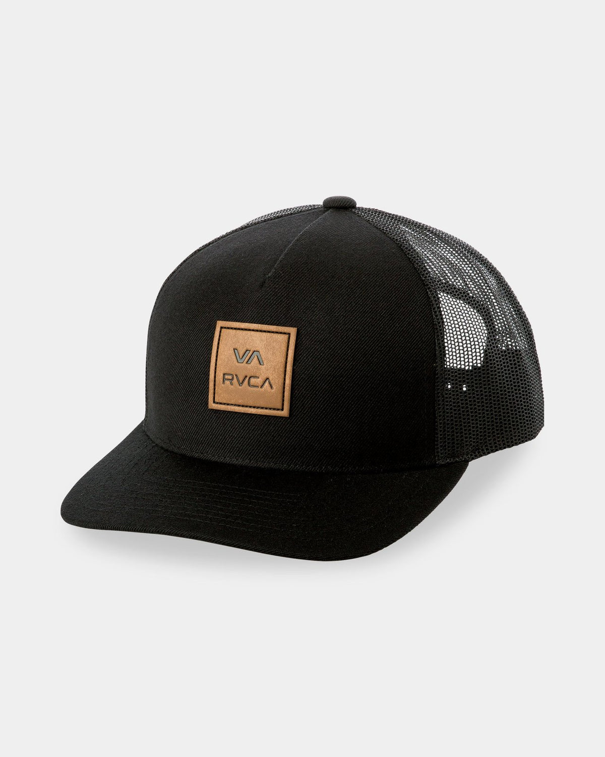 Mens Va Atw Curved Brim Trucker Cap Black - Image 1