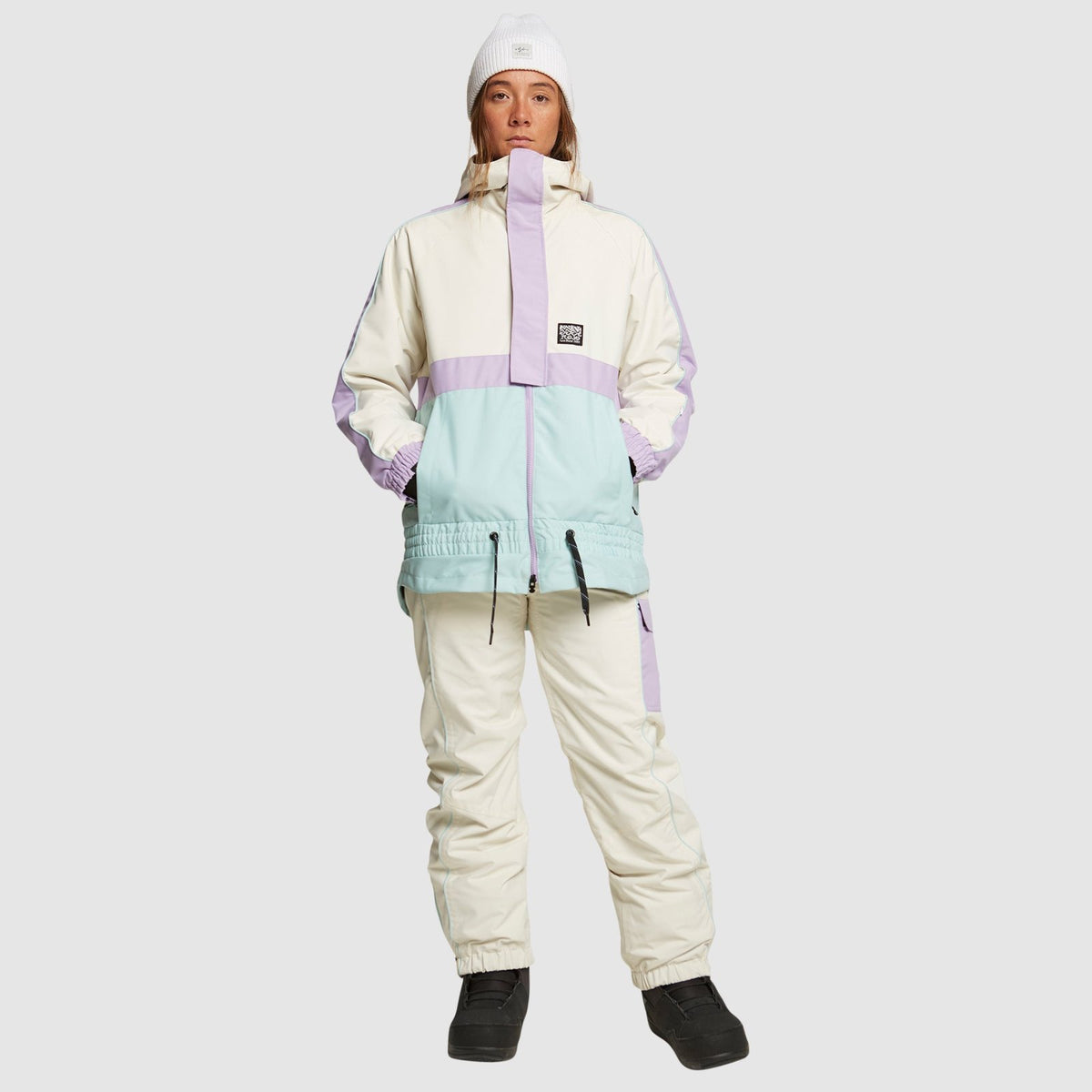 Womens Retro Jo Snow Jacket Snow White - Image 1