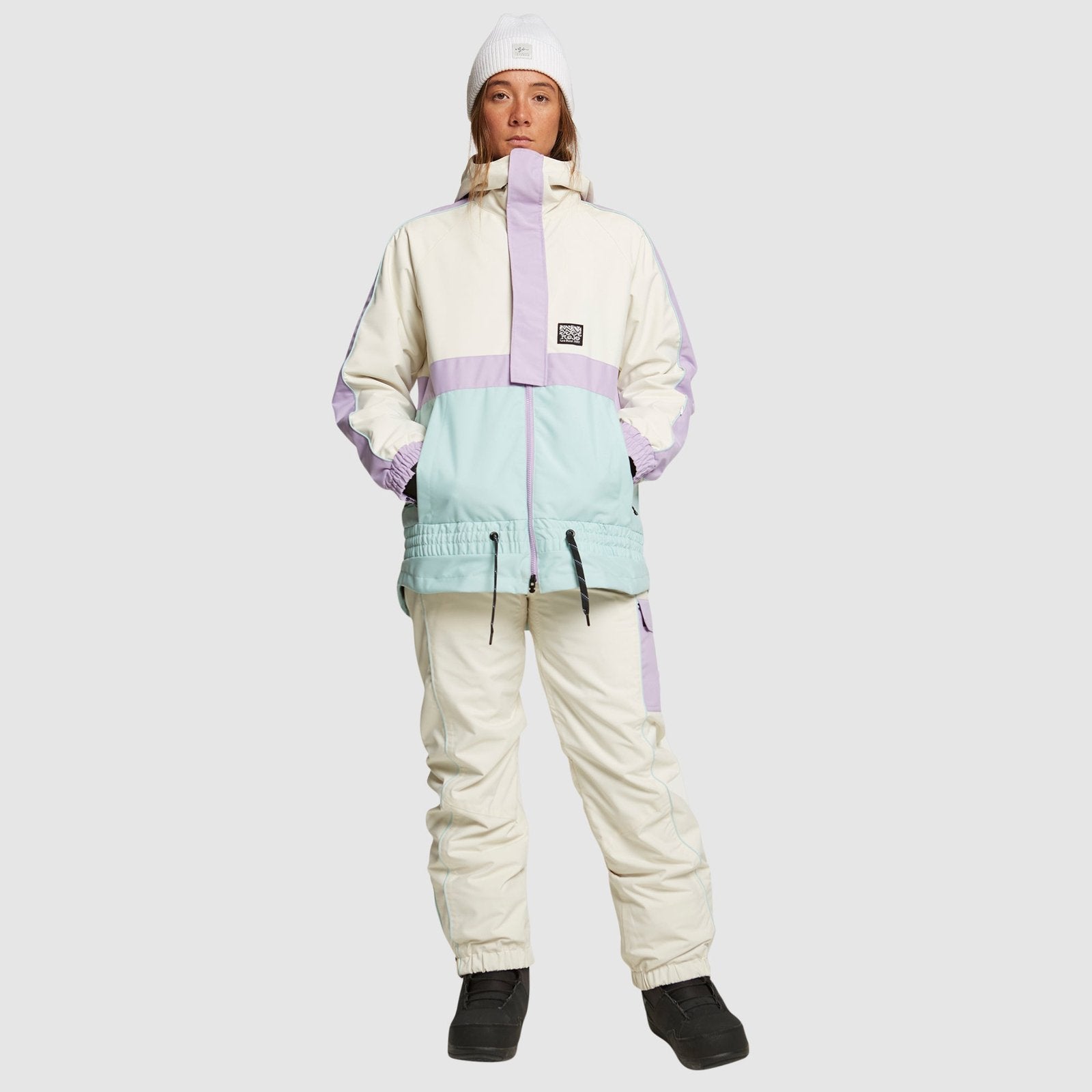 Womens Retro Jo Snow Jacket Snow White - Image 1