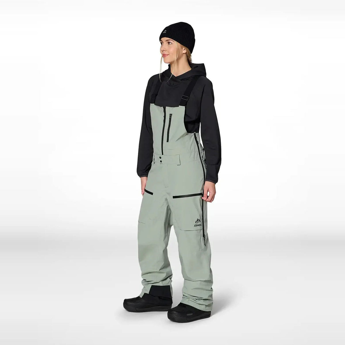 Womens Mtn Surf Bibs Glacier - Image 1